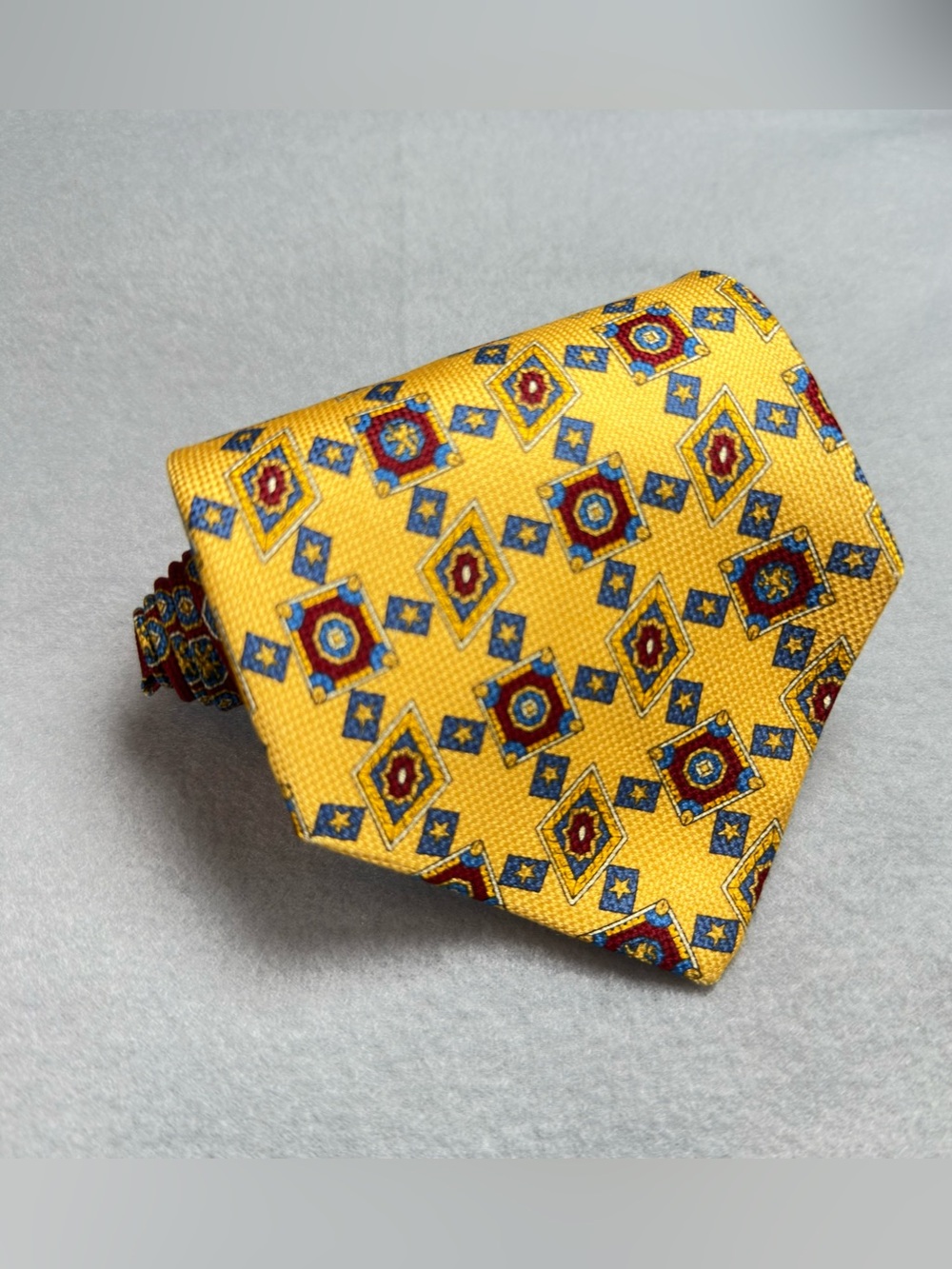 Vintage 90’s Tommy Hilfiger 100% Italian Silk Tie Maximalist Retro Prep Hipster